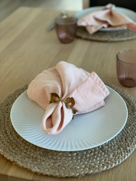 Stofserviet lyserød - fra Ib laursen